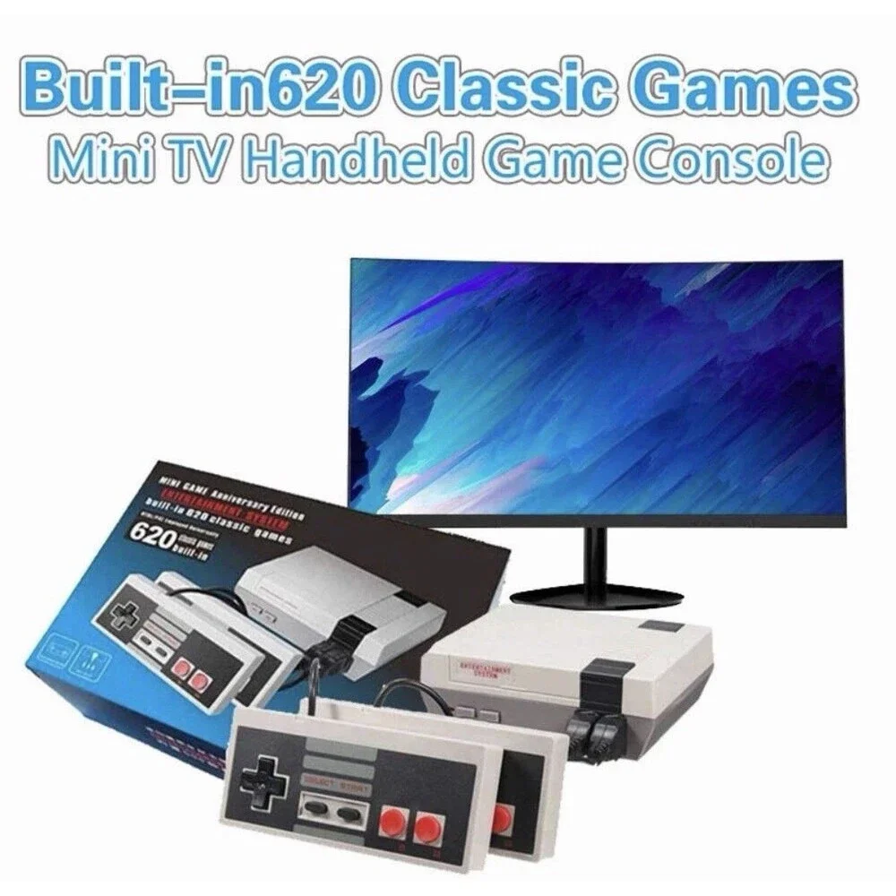 Brand New Retro Video Game Console 620 Games